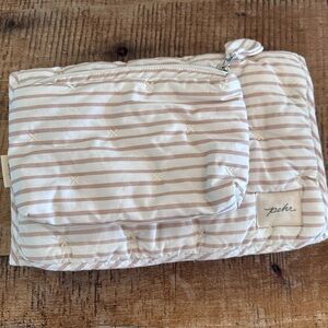 Pehr brand On The Go set. Color is stripes away rose pink.